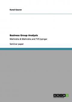 Business Group Analysis