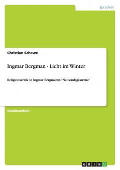 Ingmar Bergman - Licht im Winter