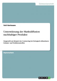 Unterstützung der Marktdiffusion nachhaltiger Produkte