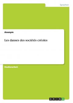 Les danses des sociétés créoles