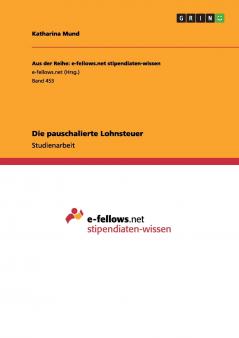 Die pauschalierte Lohnsteuer