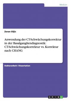 Anwendung der CT-Schw��chungskorrektur in der Basalgangliendiagnostik