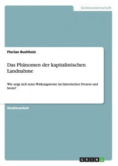 Das Phänomen der kapitalistischen Landnahme