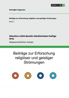 Situative nicht-durativ lokalisierbare heilige Orte
