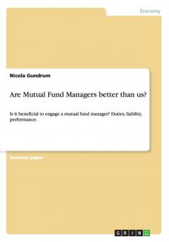 Are Mutual Fund Managers better than us?