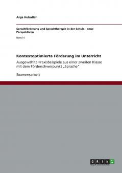 Kontextoptimierte F��rderung im Unterricht