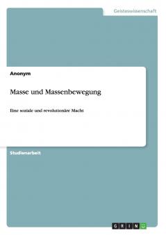 Masse und Massenbewegung