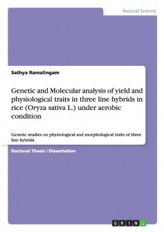 Genetic and Molecular analysis of yield and physiological traits in three line hybrids in rice (Oryza sativa L.) under aerobic condition