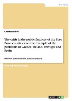 The crisis in the public finances of the Euro Zone countries on the example of  the problems of Greece Ireland Portugal and Spain