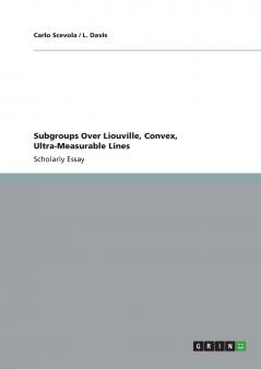 Subgroups Over Liouville Convex Ultra-Measurable Lines