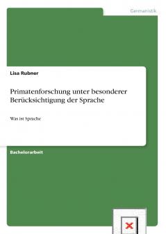 Primatenforschung und Sprache