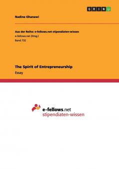 The Spirit of Entrepreneurship