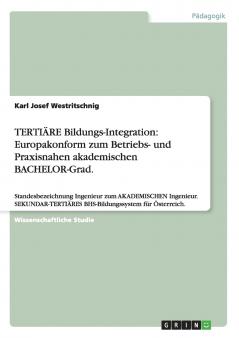 TERTIÄRE Bildungs-Integration