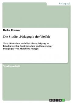 Die Studie „Pädagogik der Vielfalt
