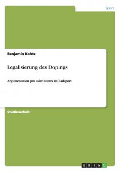 Legalisierung des Dopings