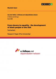 From slavery to equality - the development of black people in the USA