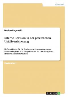 Interne Revision in der gesetzlichen Unfallversicherung