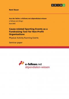 Cause-related Sporting Events as a Fundraising Tool for Non-Profit Organisations