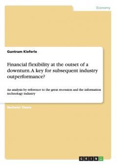 Financial flexibility at the outset of a downturn. A key for subsequent industry outperformance?