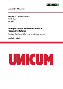 Interpersonale Kommunikation in Gesundheitsforen
