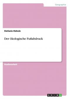 Der ökologische Fußabdruck