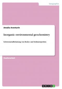 Inorganic environmental geochemistry