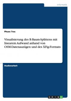 Visualisierung des R-Baum-Splittens mit linearem Aufwand anhand von OSM-Datenauzügen und des XFig-Formats