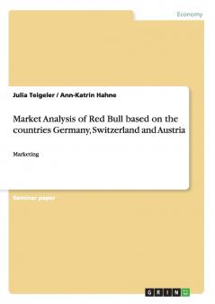 Market Analysis of Red Bull based on the countries Germany Switzerland and Austria
