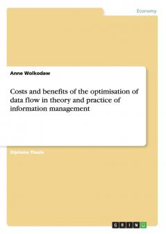 Costs and benefits of the optimisation of data flow in theory and practice of information management