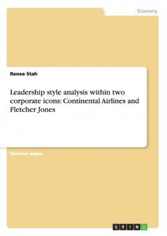 Leadership style analysis within two corporate icons