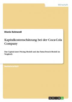 Kapitalkostenschätzung bei der Coca-Cola Company