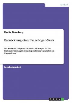 Entwicklung einer Fragebogen-Skala