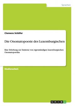 Die Onomatopoesie des Luxemburgischen