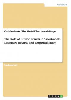 The Role of Private Brands in Assortments. Literature Review and Empirical Study