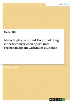 Marketingkonzept und Eventmarketing einer kommerziellen Sport- und Freizeitanlage im Gro��raum M��nchen