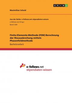 Finite-Elemente-Methode (FEM) Berechnung der Rissausbreitung mittels Phasenfeldmethode