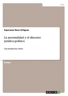 La anormalidad y el discurso jur��dico-pol��tico
