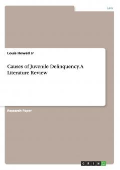 Causes of Juvenile Delinquency. A Literature Review