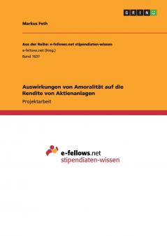 Auswirkungen von Amoralität auf die Rendite von Aktienanlagen