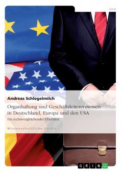 Organhaftung und Geschäftsleiterermessen in Deutschland Europa und den USA