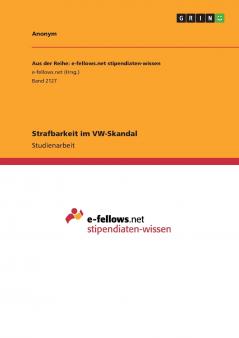 Strafbarkeit im VW-Skandal
