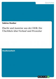 Flucht und Ausreise aus der DDR. Ein Überblick über Verlauf und Prozedur