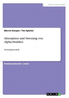 Absorption und Streuung von Alpha-Strahlen