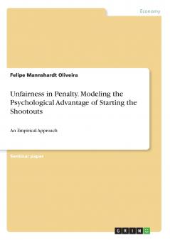 Unfairness in Penalty. Modeling the Psychological Advantage of Starting the Shootouts