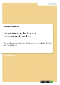 Internetkommunikation von Luxusmarkenherstellern