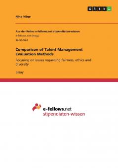 Comparison of Talent Management Evaluation Methods