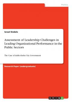 Assessment of Leadership Challenges in Leading Organizational Performance in the Public Sectors