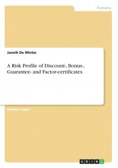 A Risk Profile of Discount- Bonus- Guarantee- and Factor-certificates