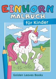 Einhorn Malbuch für Kinder