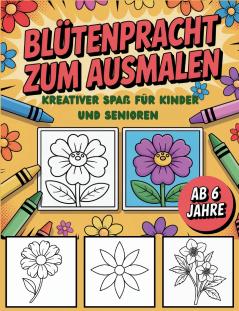 Blütenpracht zum Ausmalen